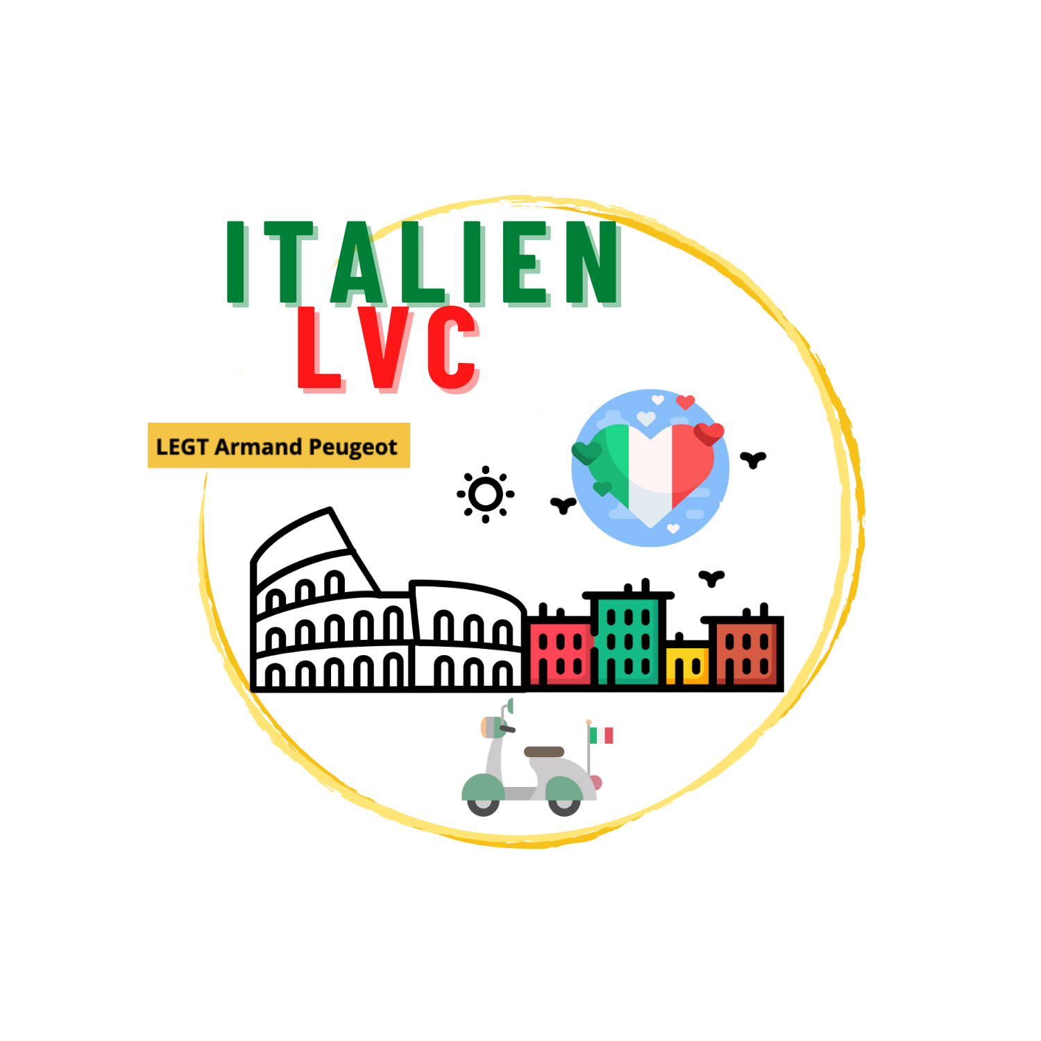 Logo Italien LVC - Lycée Armand Peugeot - Valentigney