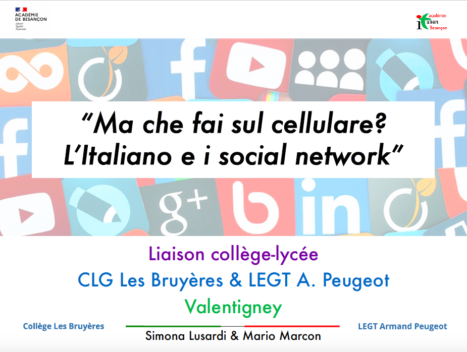 Liaison CLG-lycée - Social network